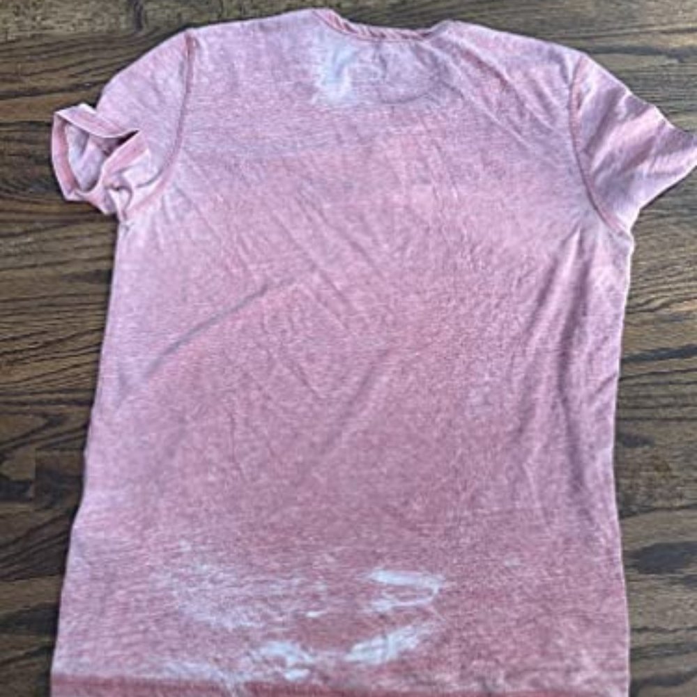 Lucky Brand Men's Venice Burnout Notch Neck Tee Shirt